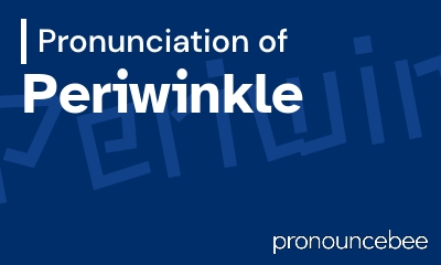 how to pronounce periwinkle feature image
