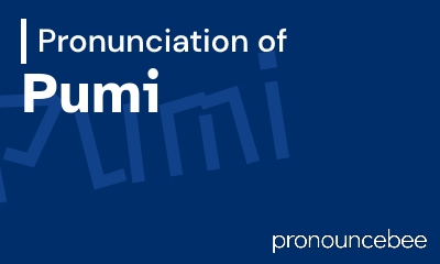 how to pronounce pumi feature image