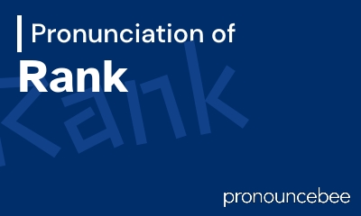 how to pronounce rank feature image