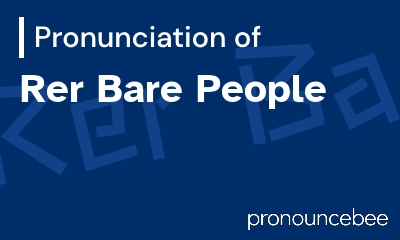 how to pronounce rer-bare-people feature image