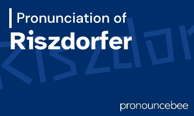 how to pronounce riszdorfer feature image