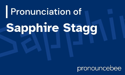 how to pronounce sapphire-stagg feature image