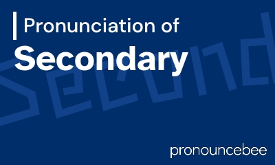 how to pronounce secondary feature image