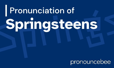 how to pronounce springsteens feature image