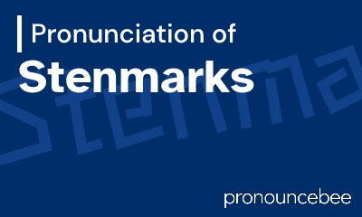 how to pronounce stenmarks feature image