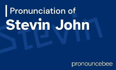 how to pronounce stevin-john feature image