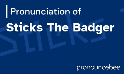 how to pronounce sticks-the-badger feature image