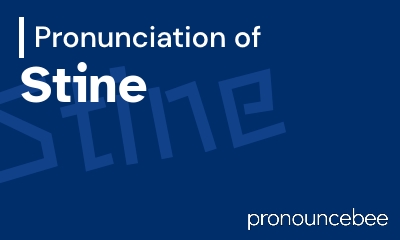 how to pronounce stine feature image