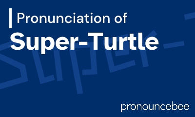 how to pronounce super-turtle feature image