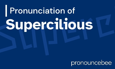 how to pronounce supercilious feature image