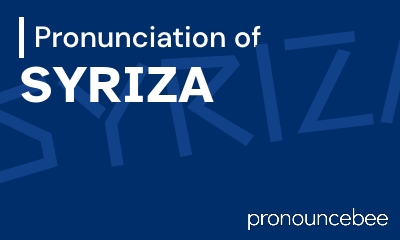 how to pronounce syriza feature image