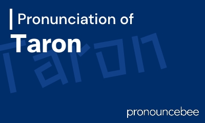 how to pronounce taron feature image