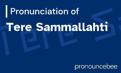 how to pronounce tere-sammallahti feature image