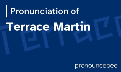 how to pronounce terrace-martin feature image