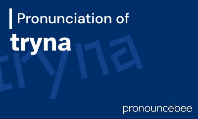 how to pronounce tryna feature image