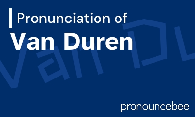 how to pronounce van-duren feature image
