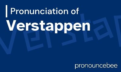 how to pronounce verstappen feature image