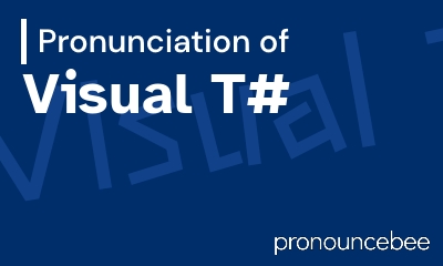 how to pronounce visual-t feature image