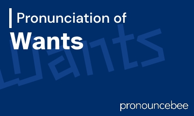 how to pronounce wants feature image