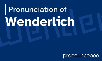 how to pronounce wenderlich feature image